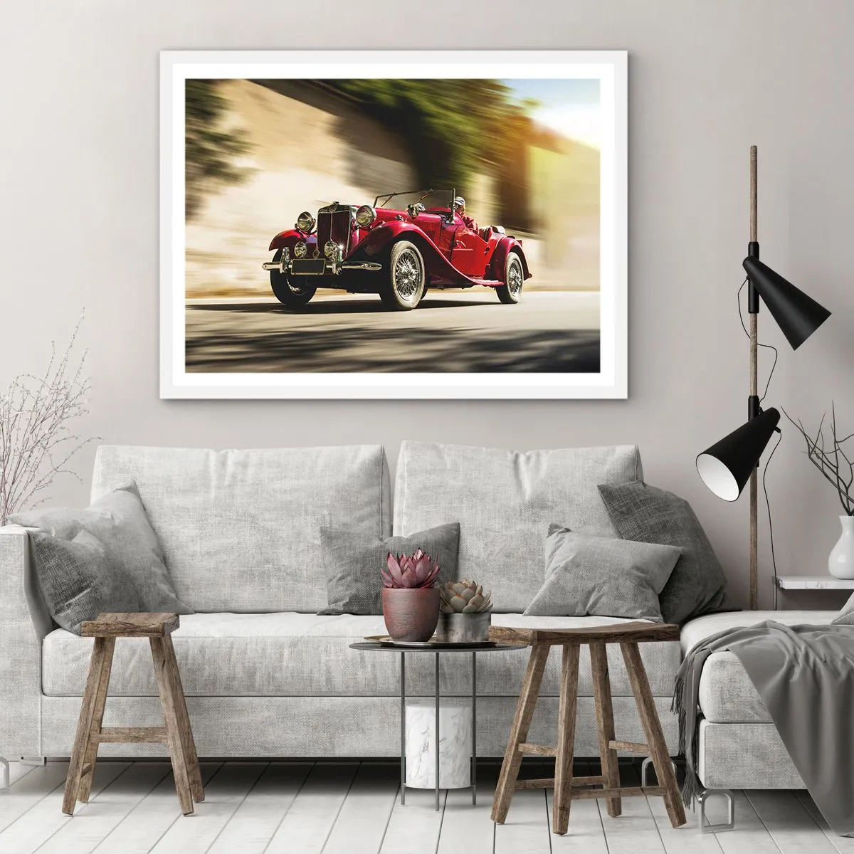 Poszter fekete keretben - Szebb, mint Szamothrakéi Niké - 100x70 cm