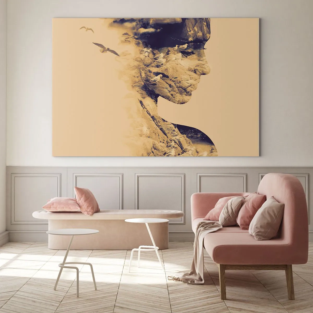 Üveg kép - Természetes szépség - 120x80 cm