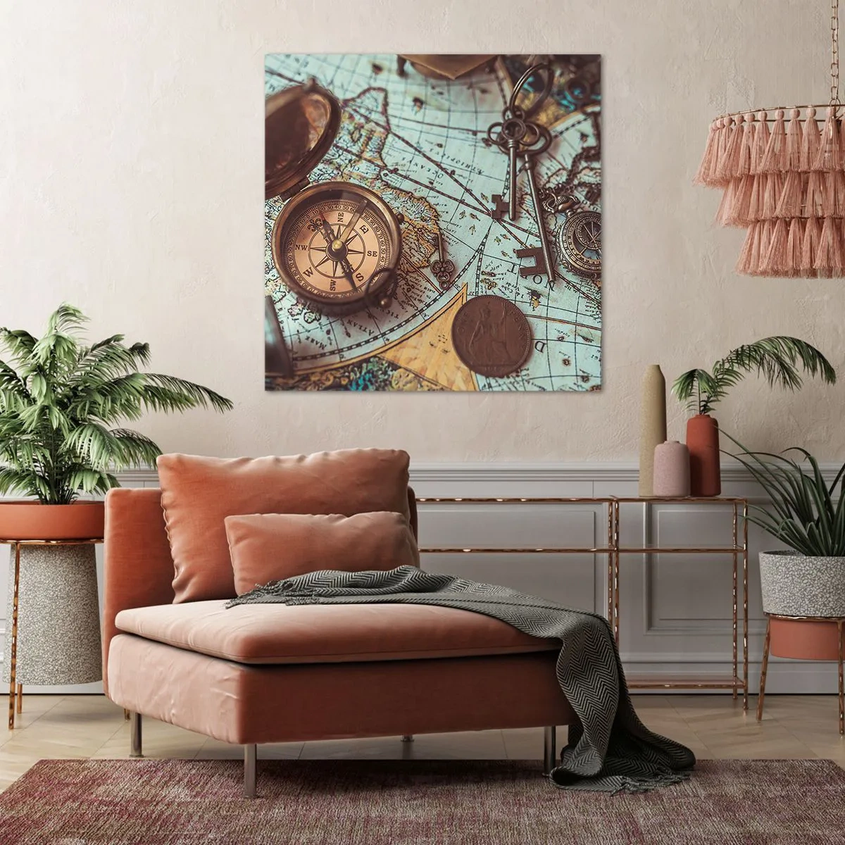 Vászonkép - A kalandvágynak - 70x70 cm