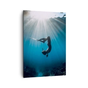 Vászonkép - Víz alatti tánc - 50x70 cm