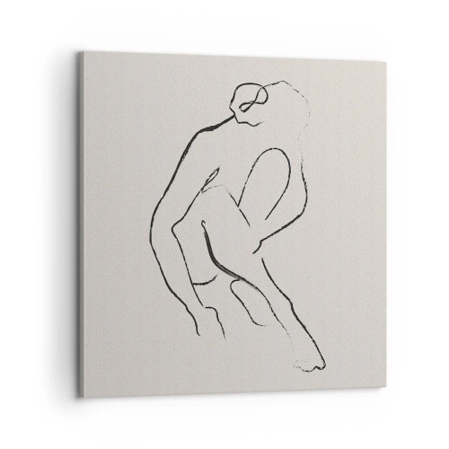 Vászonkép - Intim vázlat - 60x60 cm