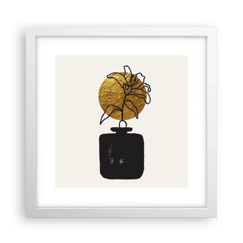 Poszter fekete keretben - Szépség az egyensúlyban - 30x30 cm