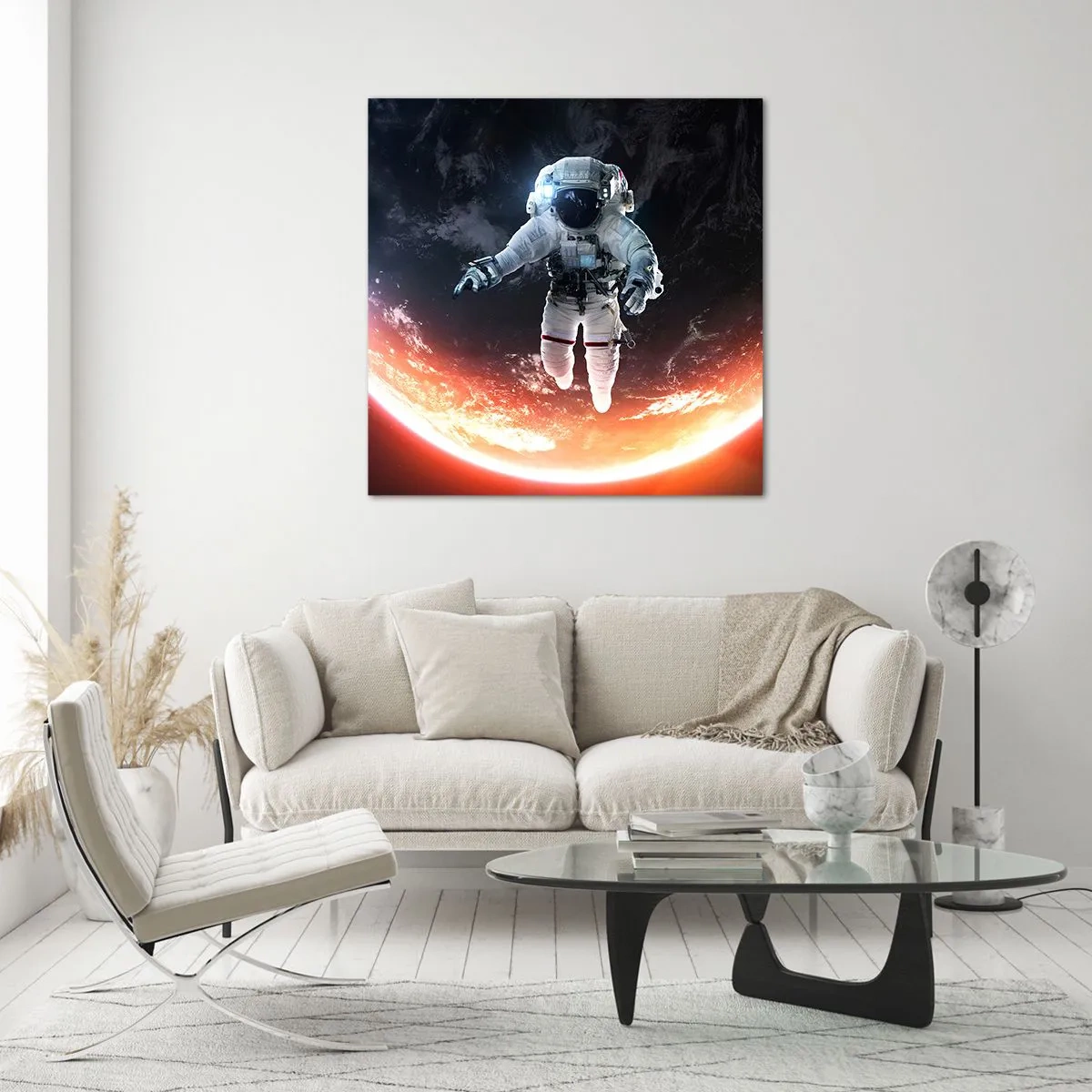 Üveg kép - Maradhatok még egy kicsit? - 40x40 cm