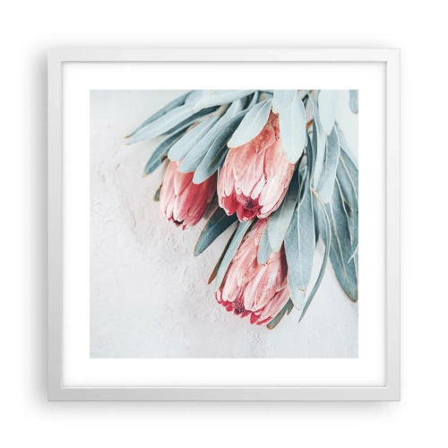 Poszter fekete keretben - Szégyellve saját szépségüket - 40x40 cm