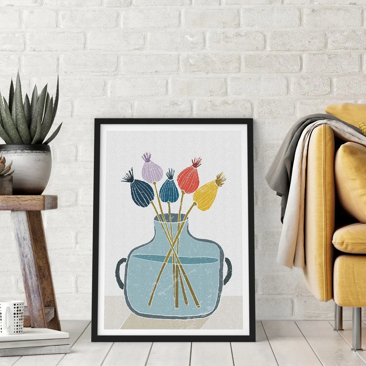 Poszter fehér keretben - Mint egy mákszem - 70x100 cm