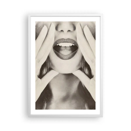 Poszter fekete keretben - Jövök már! - 50x70 cm