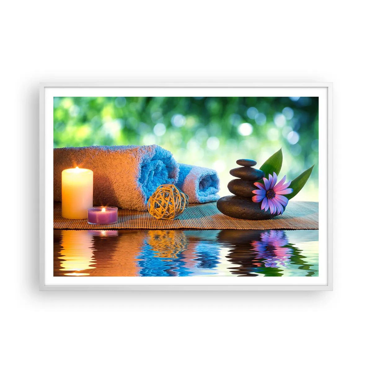 Poszter fekete keretben - Idő a testnek - 100x70 cm