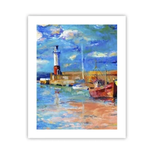 Poszter - Egy délután a szivárványos öbölben - 40x50 cm