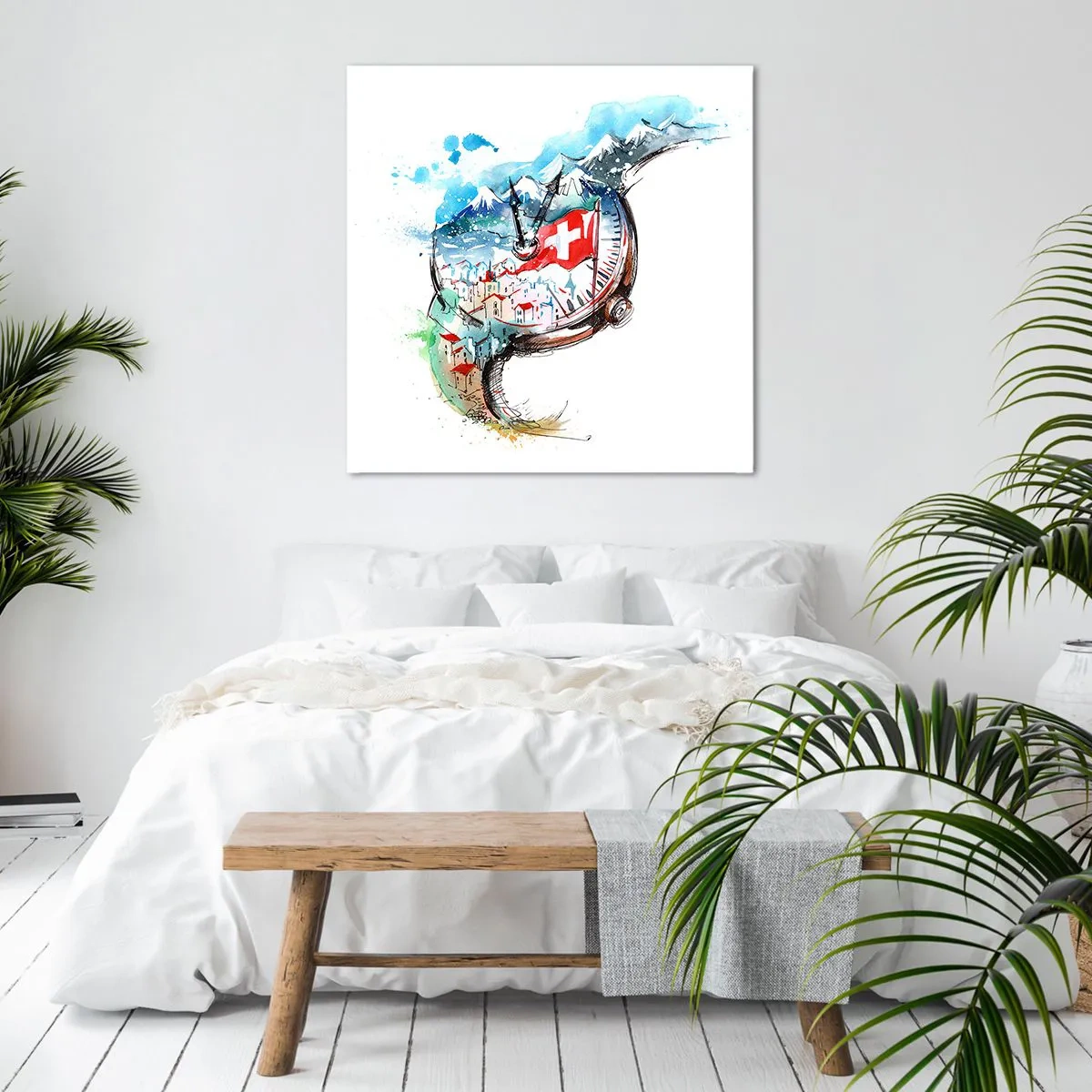 Vászonkép - Svájci szellemiség - 70x70 cm