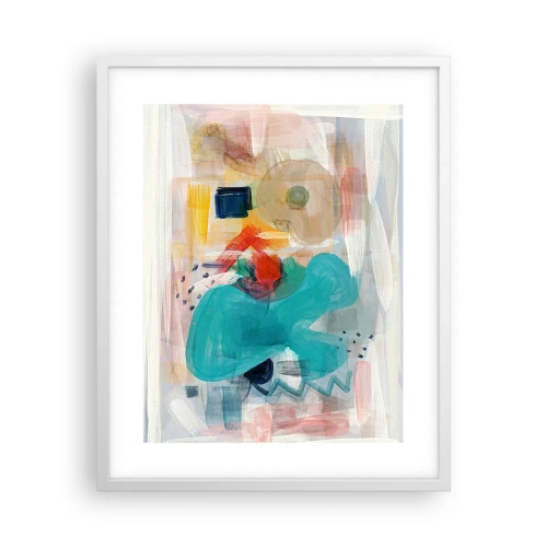 Poszter fekete keretben - Színes játék - 40x50 cm