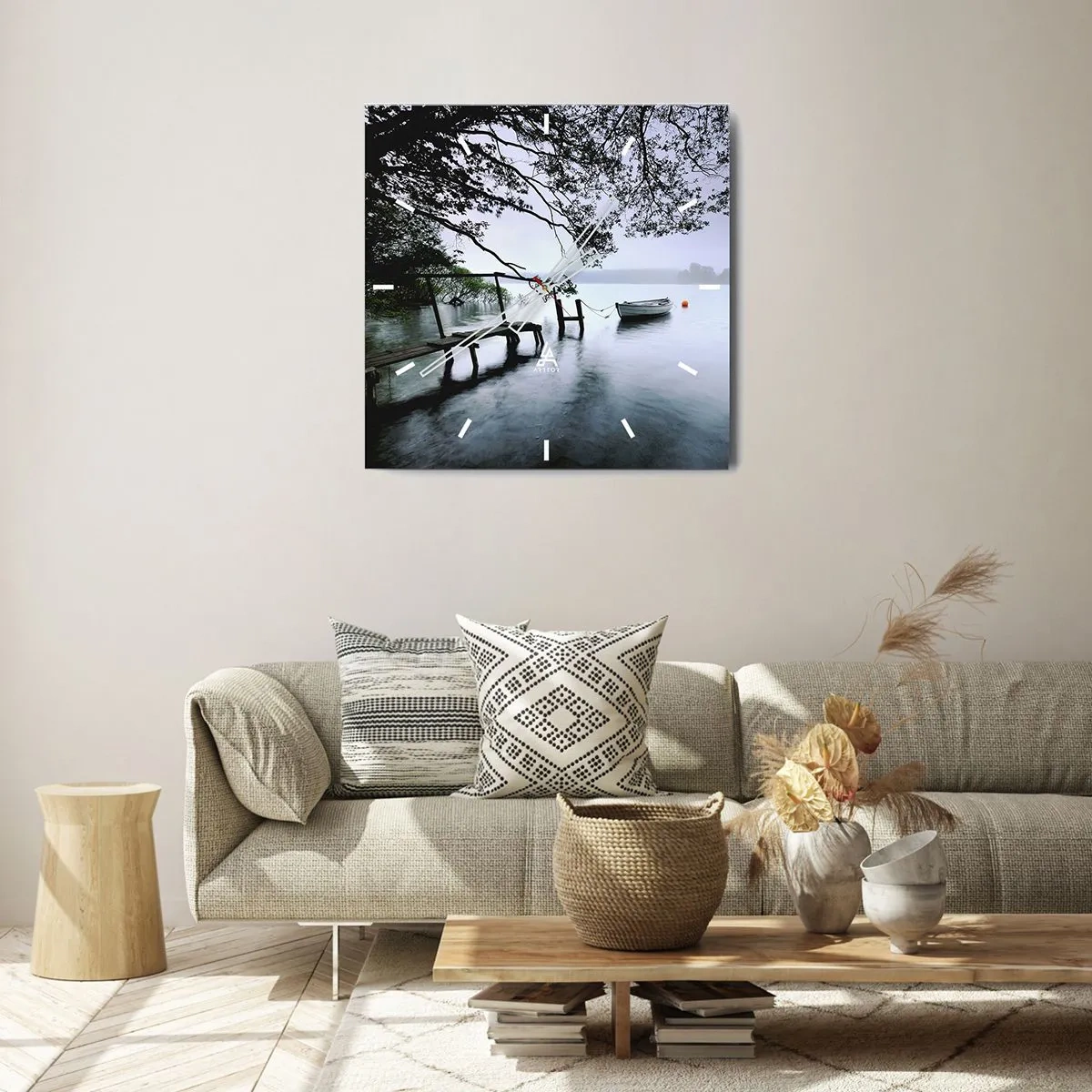 Falióra, Óra - Már pihensz - 30x30 cm