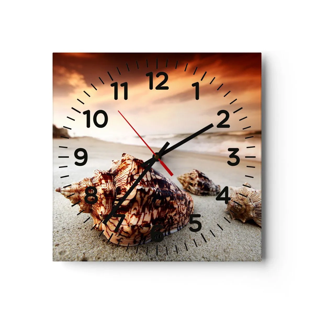 Falióra, Óra - A hullámok kitaszítottjai - 40x40 cm