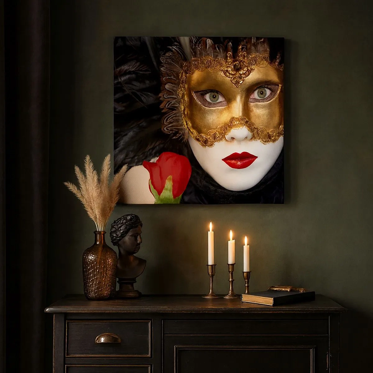 Vászonkép - Mert az élet egy nagy bál - 30x30 cm