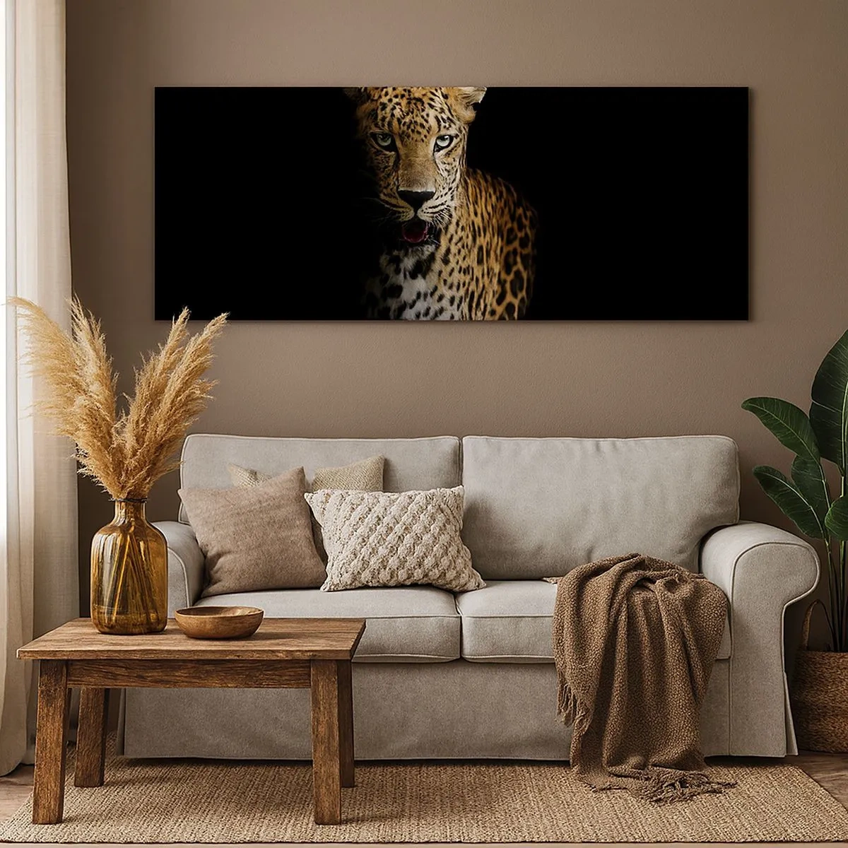 Vászonkép - Sötét szépség - 100x40 cm