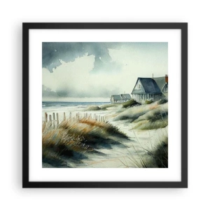 Poszter fehér keretben - Távol a nyüzsgéstől  - 40x40 cm