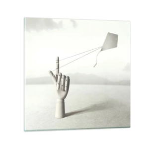 Üveg kép - Erőpróba - 50x50 cm