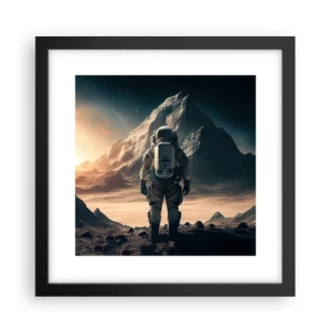 Poszter fehér keretben - Új kihívás - 30x30 cm