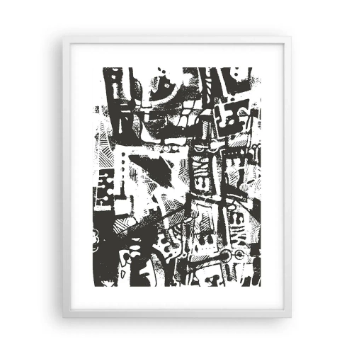 Poszter fekete keretben - Rend vagy káosz? - 40x50 cm