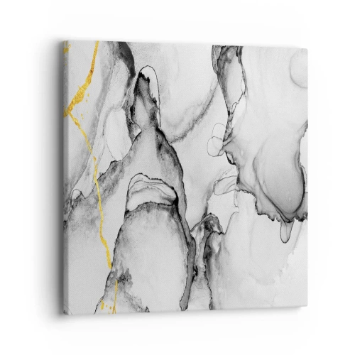 Vászonkép - Arany motívumú kompozíció - 40x40 cm