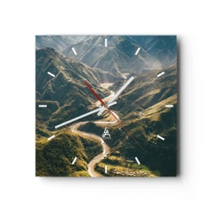 Falióra, Óra - A hegyek szívéből - 30x30 cm