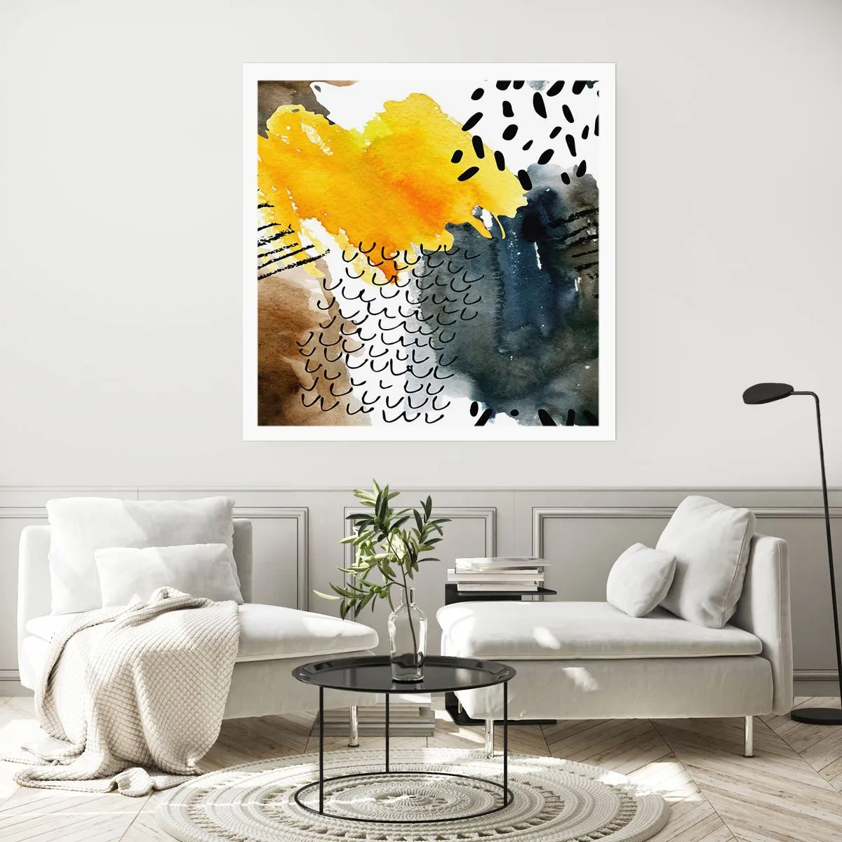 Poszter - Az elemek találkozása - 50x50 cm