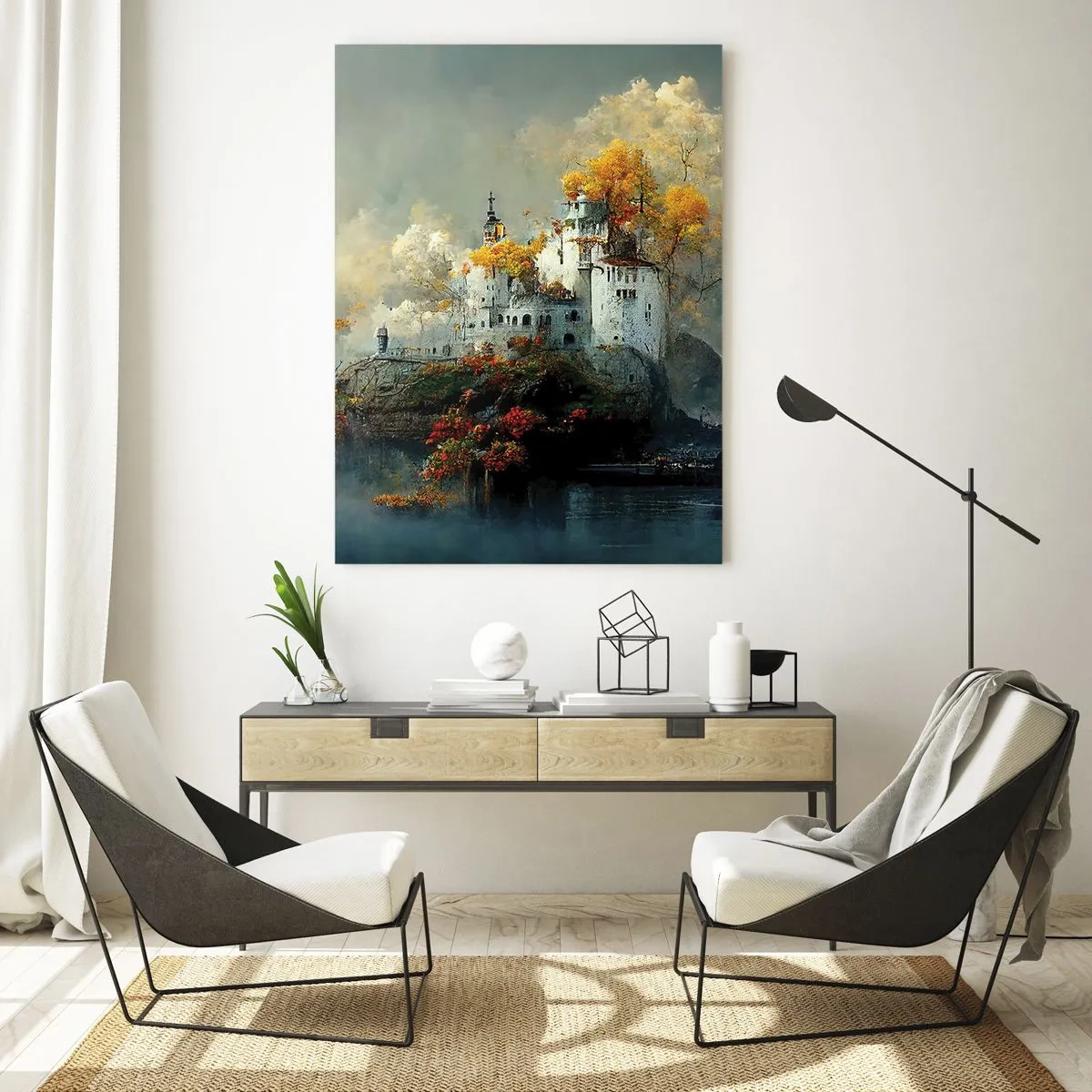 Üveg kép - Egy romantikus történet kezdete - 50x70 cm