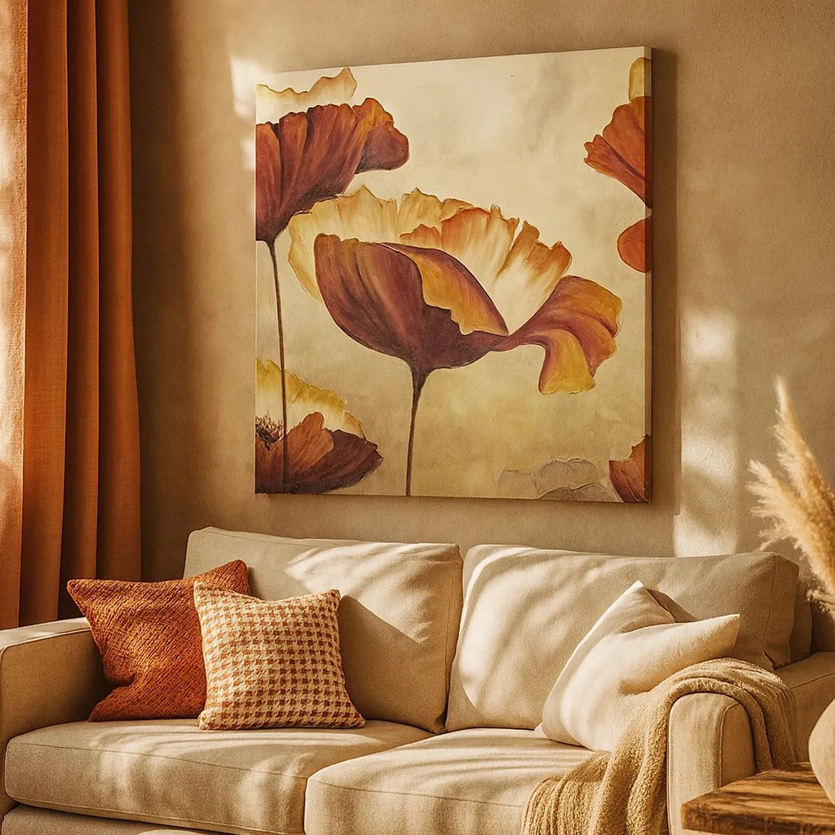 Vászonkép - Rét - 30x30 cm