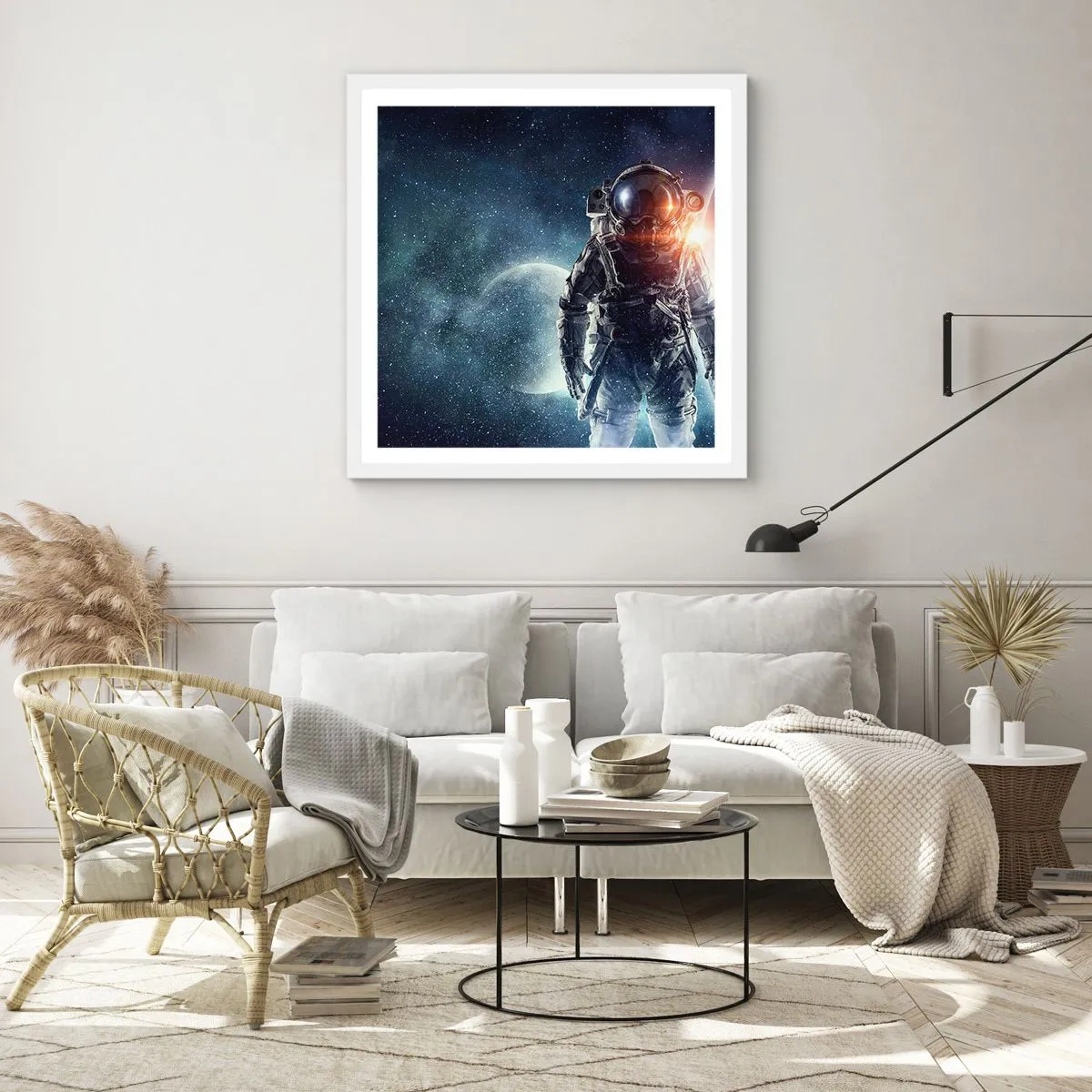 Poszter fekete keretben - Egy kozmikus kaland - 40x40 cm