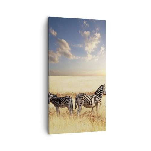 Vászonkép - Menj el, ne zavard a békét - 55x100 cm