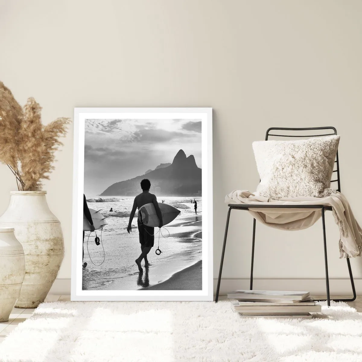 Poszter fekete keretben - Egyhullámú szamba - 61x91 cm