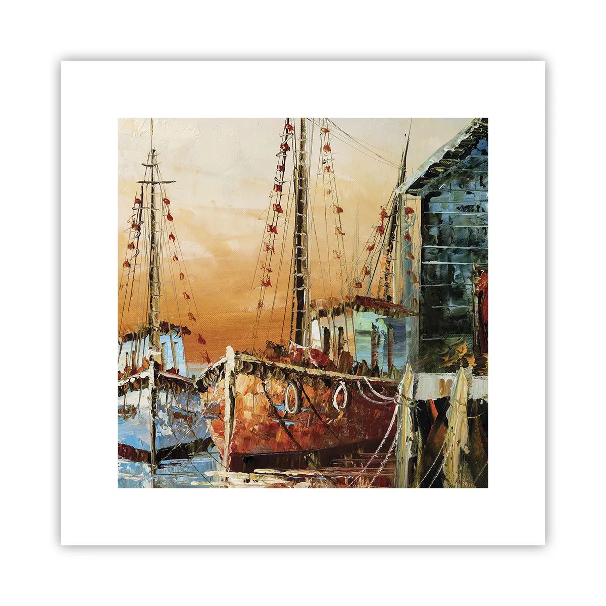 Poszter - Nyugodt visszatérés - 30x30 cm