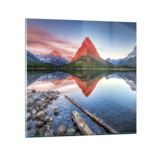 Üveg kép - Forróság és hideg - 30x30 cm