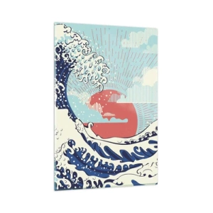 Üveg kép - Japán inspirációból - 80x120 cm