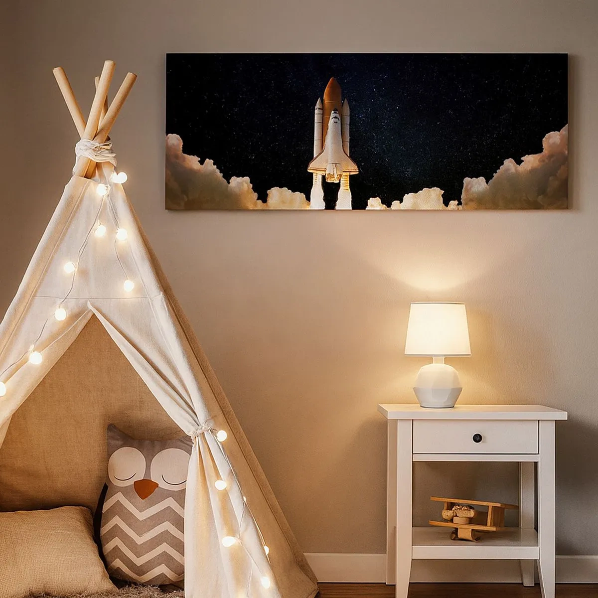 Vászonkép - Ad astra! - 100x40 cm