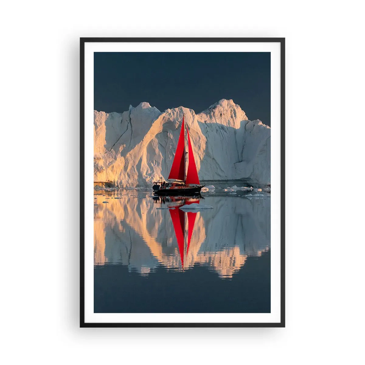 Poszter fehér keretben - A világ peremén - 70x100 cm