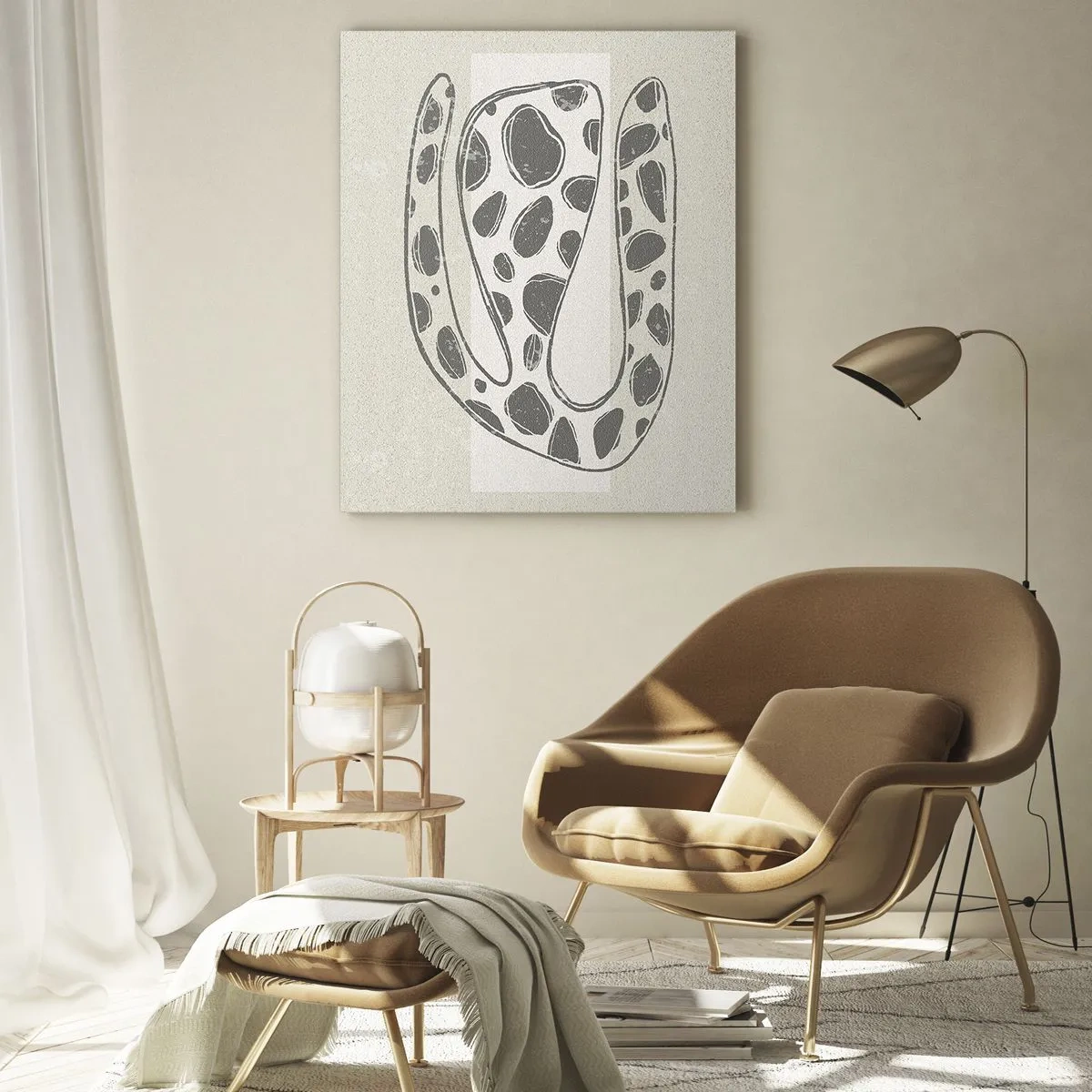 Üveg kép - Egy bizarr teremtmény - 50x70 cm