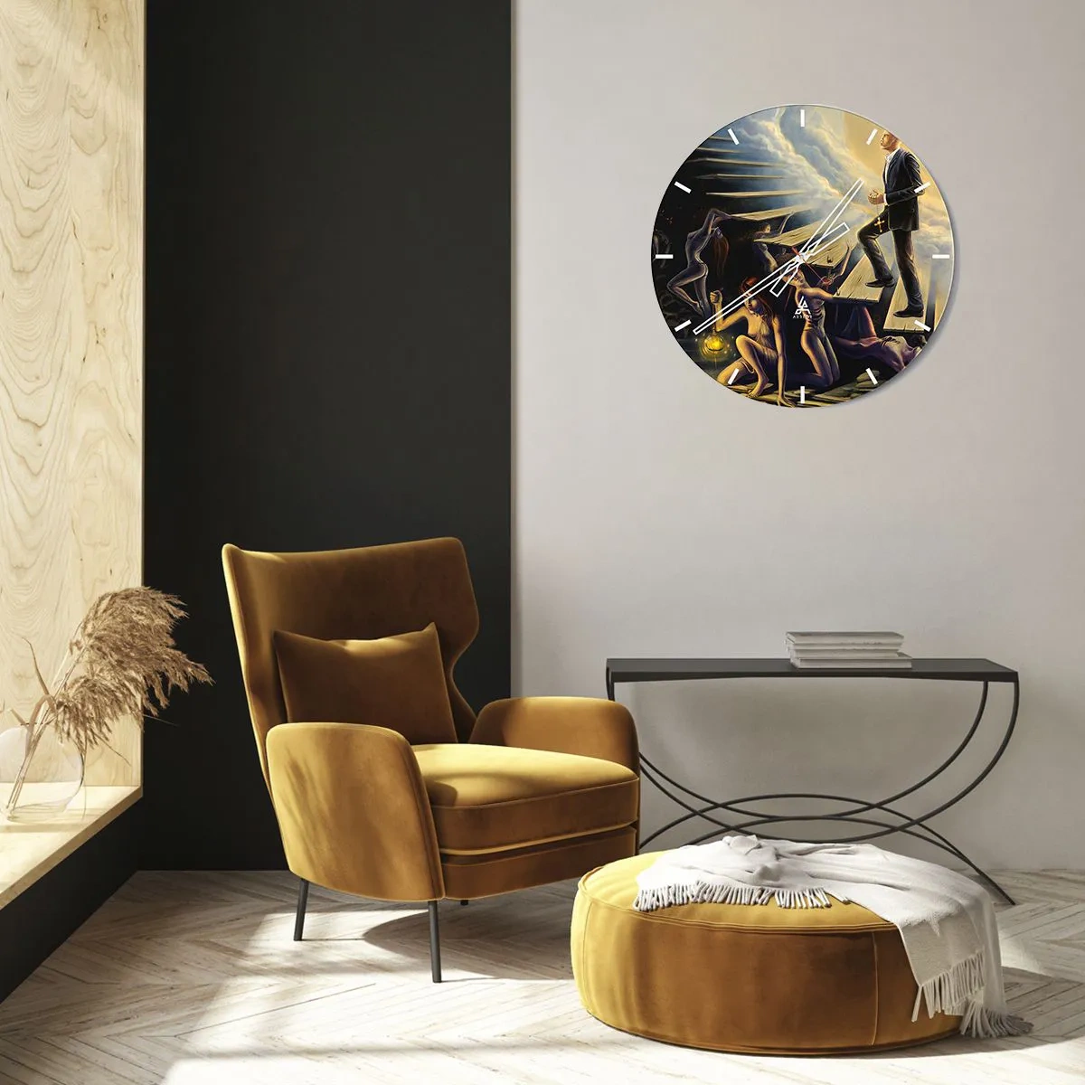 Falióra, Óra - Dante-i utazás a fény felé - 30x30 cm