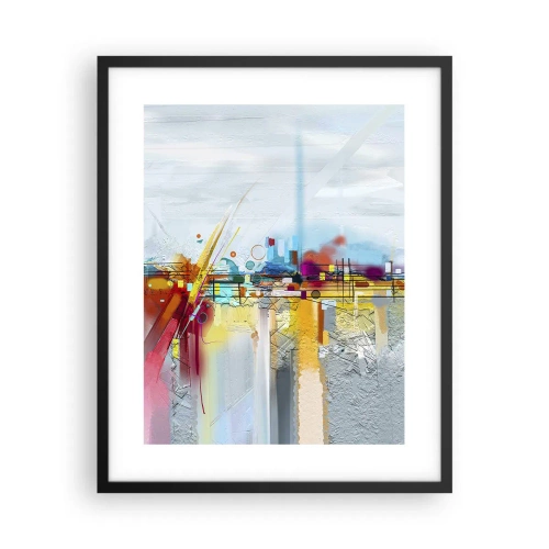 Poszter fehér keretben - Az öröm hídja az élet folyóján - 40x50 cm