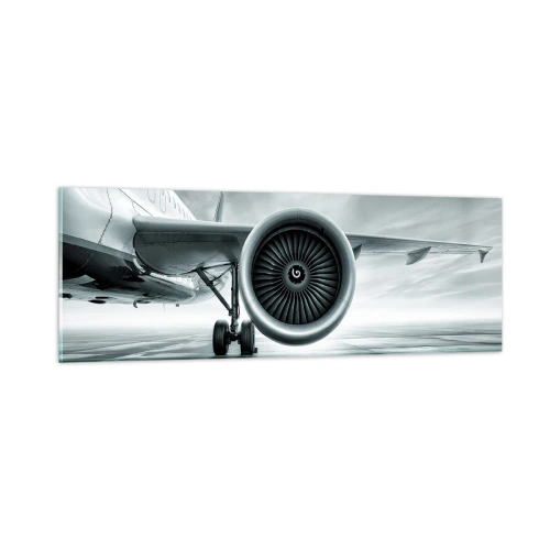 Üveg kép - Van erő! - 90x30 cm