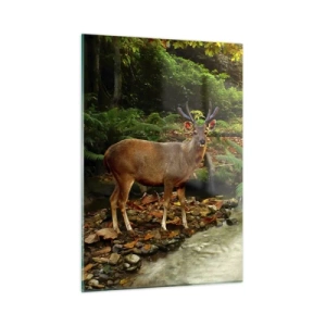 Üveg kép - üdvözöllek a világomban - 50x70 cm