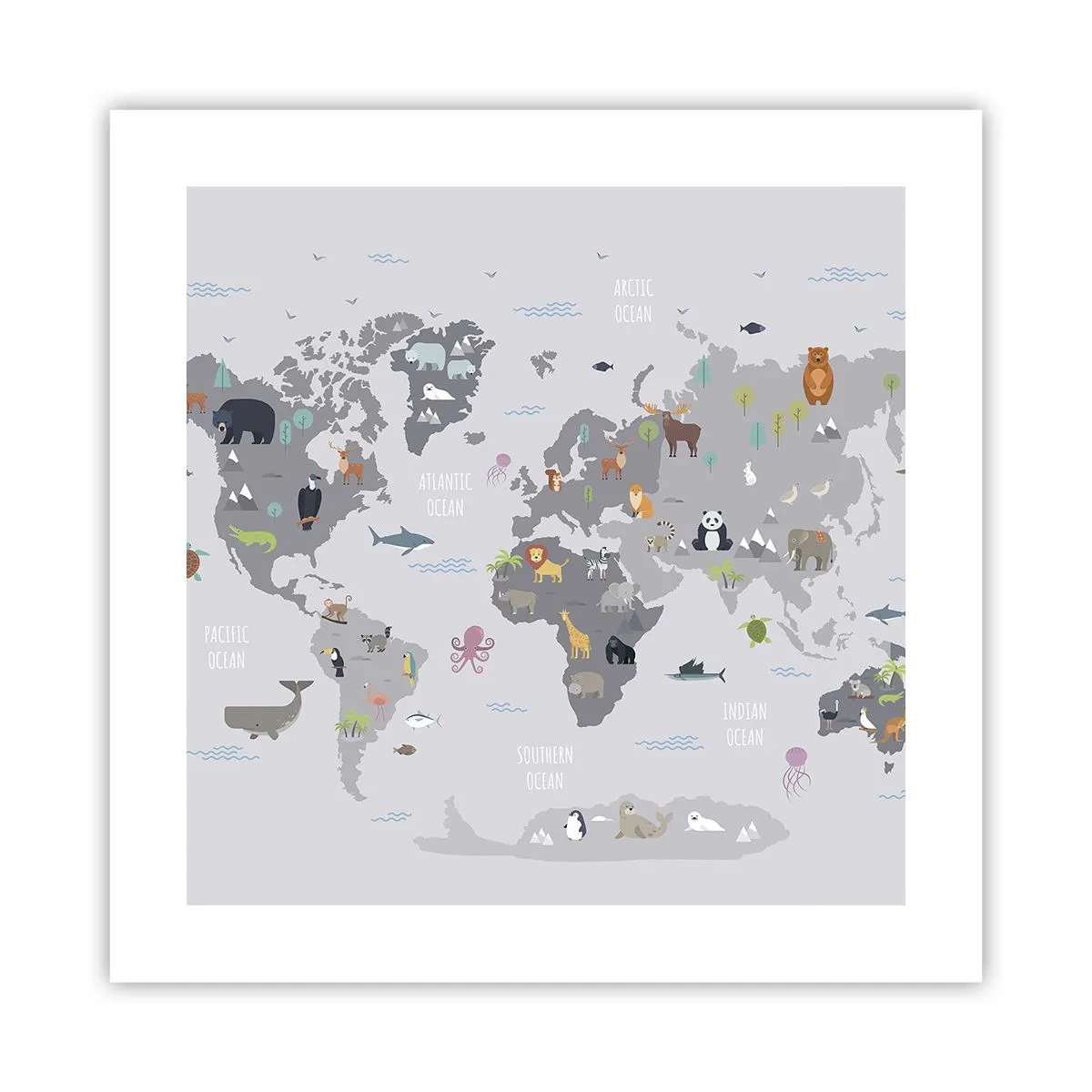 Poszter - Mondd meg, hogy honnan jöttél... - 40x40 cm