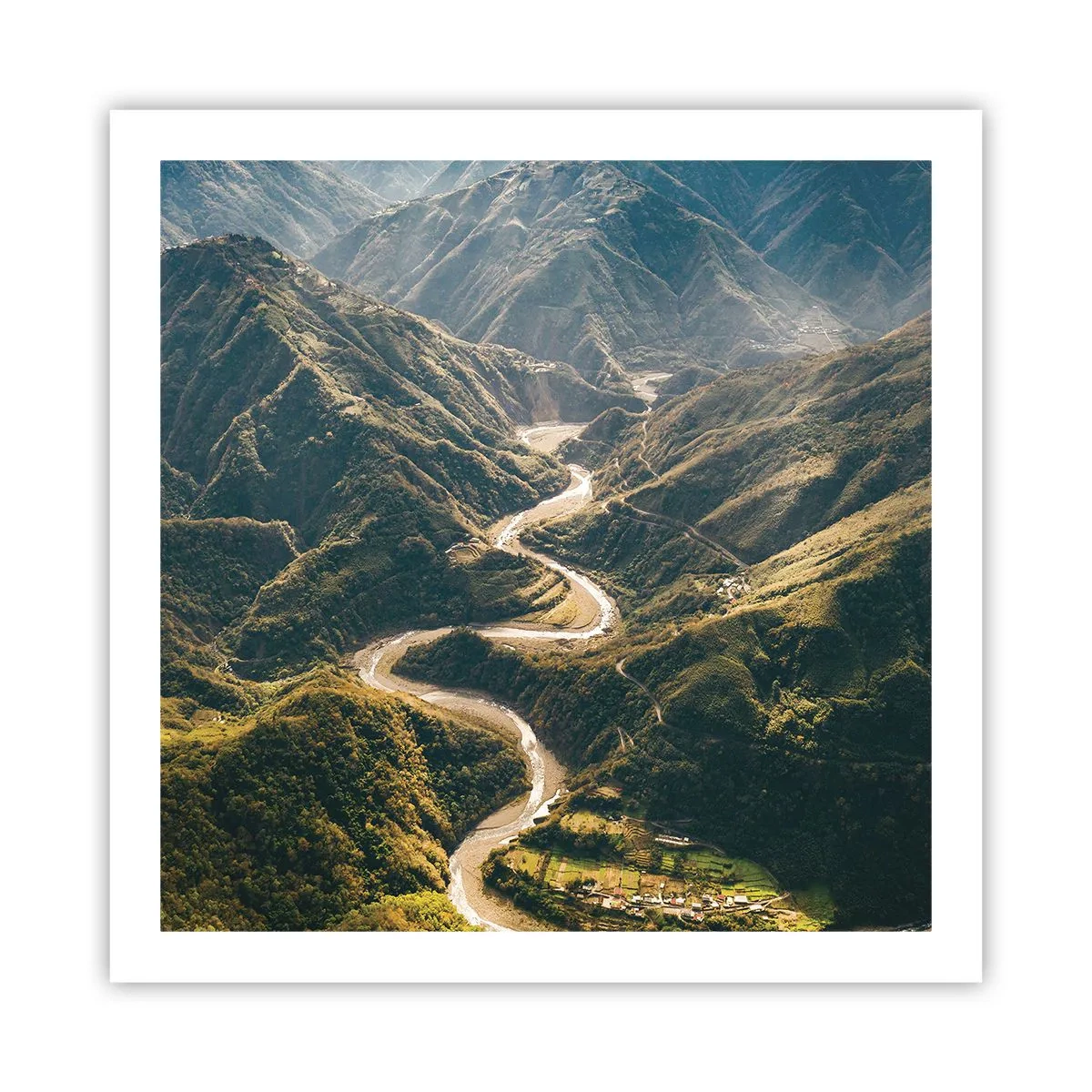 Poszter - A hegyek szívéből - 60x60 cm