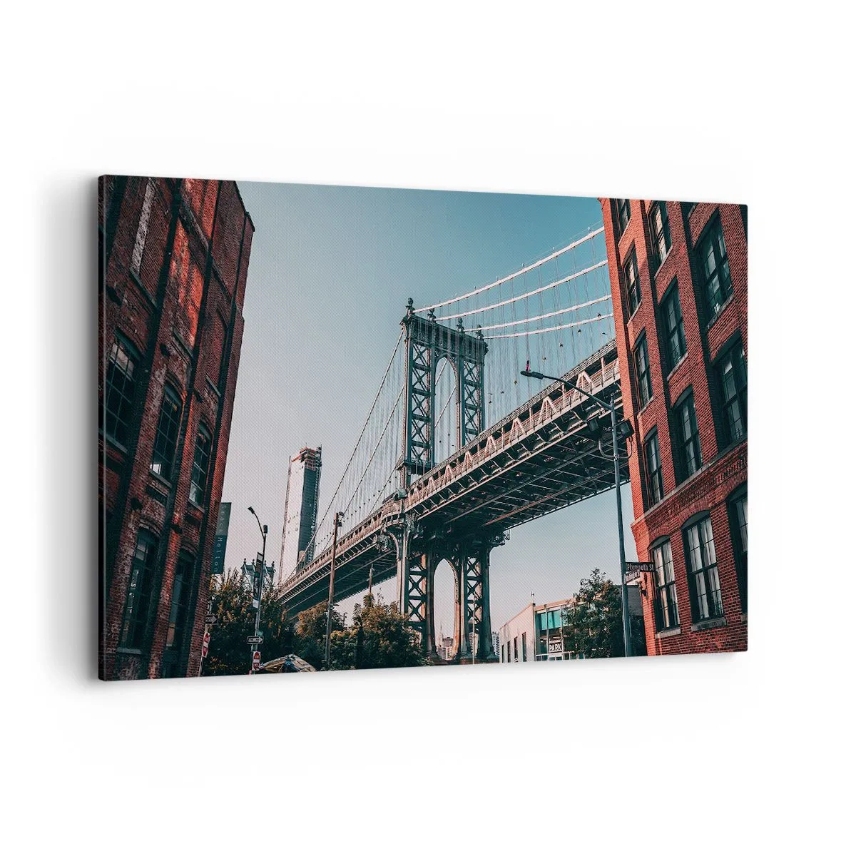 Vászonkép - A város hullámai fölött - 120x80 cm