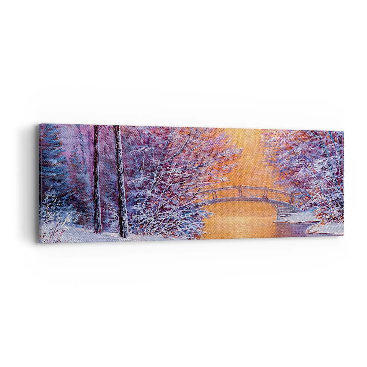 Vászonkép - Találkozzunk itt - 90x30 cm