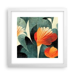 Poszter fekete keretben - A trópusok forrósága és a zöldellő hűvösség - 30x30 cm