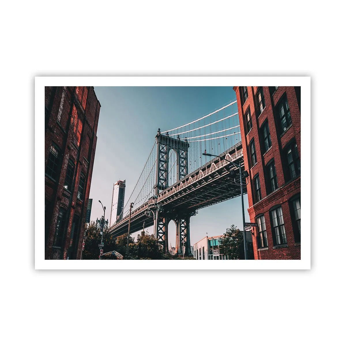 Poszter - A város hullámai fölött - 100x70 cm