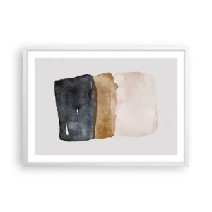 Poszter fekete keretben - A föld színeinek kompozíciója - 70x50 cm