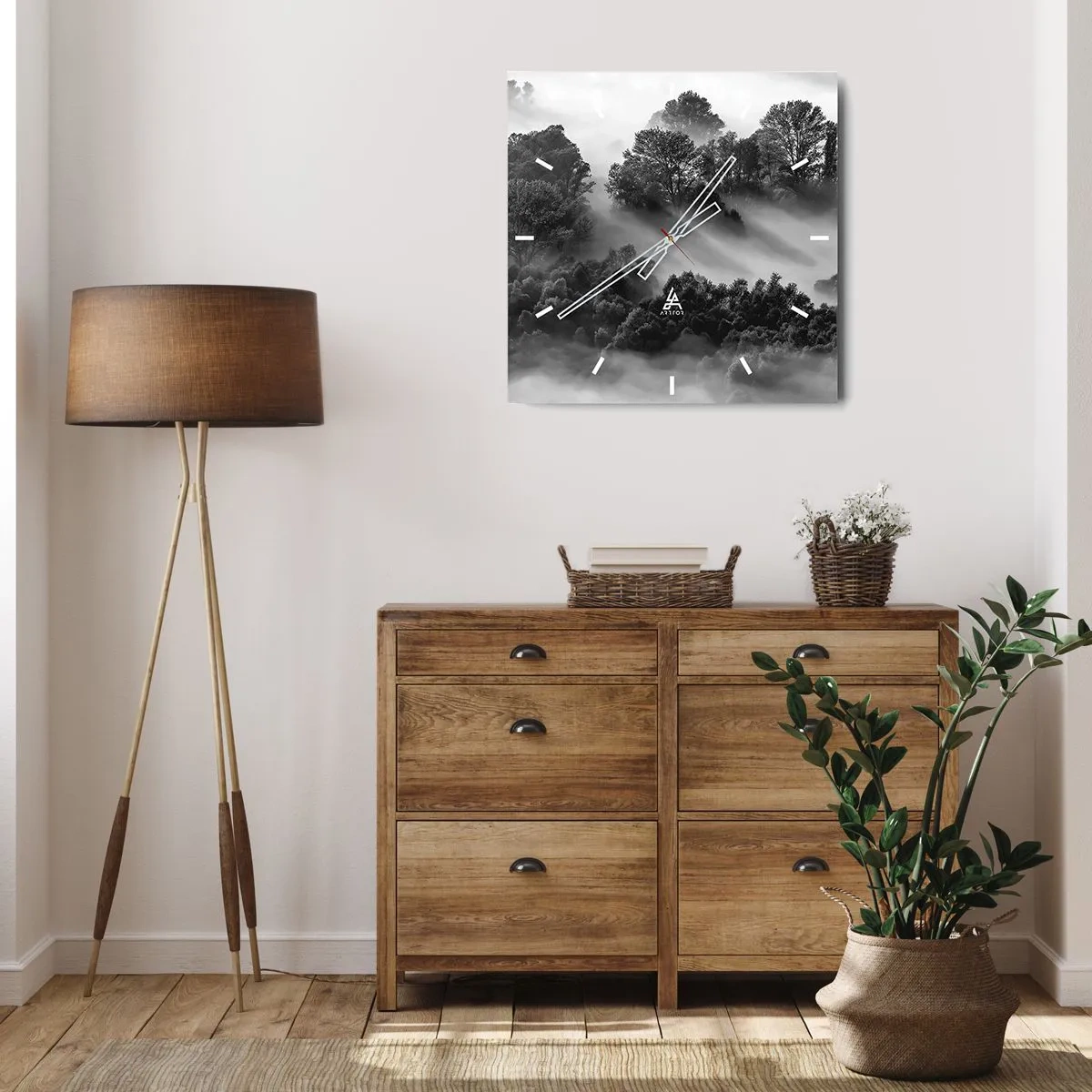 Falióra, Óra - Az álomból felkelő - 40x40 cm