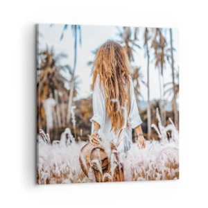 Vászonkép - Fűbolyhból született - 60x60 cm