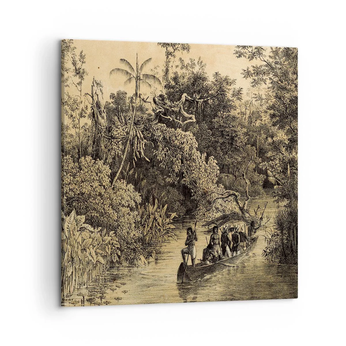 Vászonkép - Expedíció a forráshoz - 50x50 cm